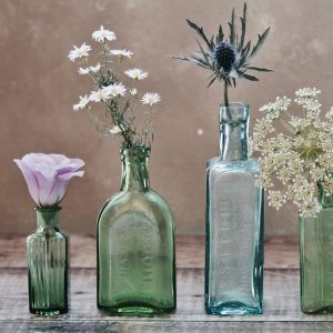 Supermarket flowers - different vases